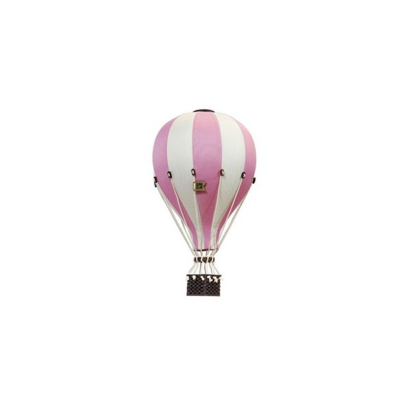 Balão decorativo rosa/branco
