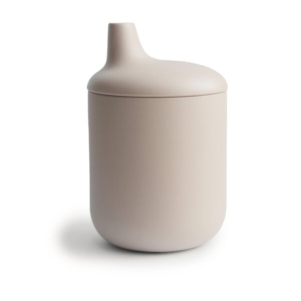 Silicone Sippy Cup Ivory