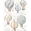 Wall Stickers Hot Air Balloons Blue
