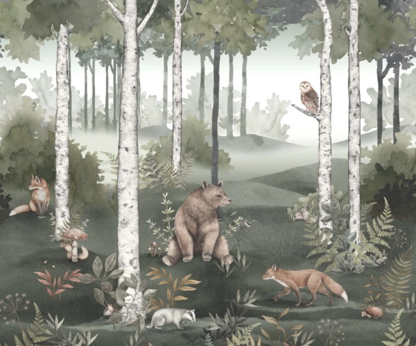 Wild Forest Mural